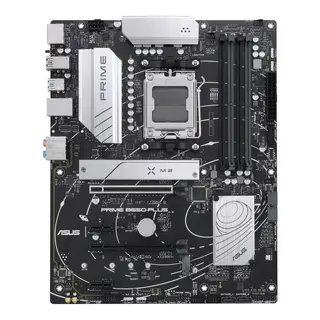 Produktfoto för ASUS Prime B650-Plus - Moderkort - ATX - Socket AM5 - AMD B650 Chipuppsättning - USB 3.2 Gen 1, USB 3.2 Gen 2, USB-C 3.2 Gen2, USB-C 3.2 Gen 1 - 2.5 Gigabit LAN - inbyggda grafiken (CPU krävs) - HD-ljud (8 kanaler)
