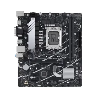 Produktfoto för ASUS PRIME B760M-K D4 Moderkort - Intel B760 - Intel LGA1700 socket - DDR4 RAM - Micro-ATX