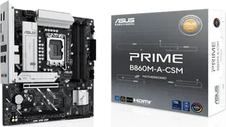 Produktfoto för ASUS PRIME B860M-A-CSM Moderkort - Intel B860 - Intel LGA1851 socket - DDR5 RAM - Micro-ATX