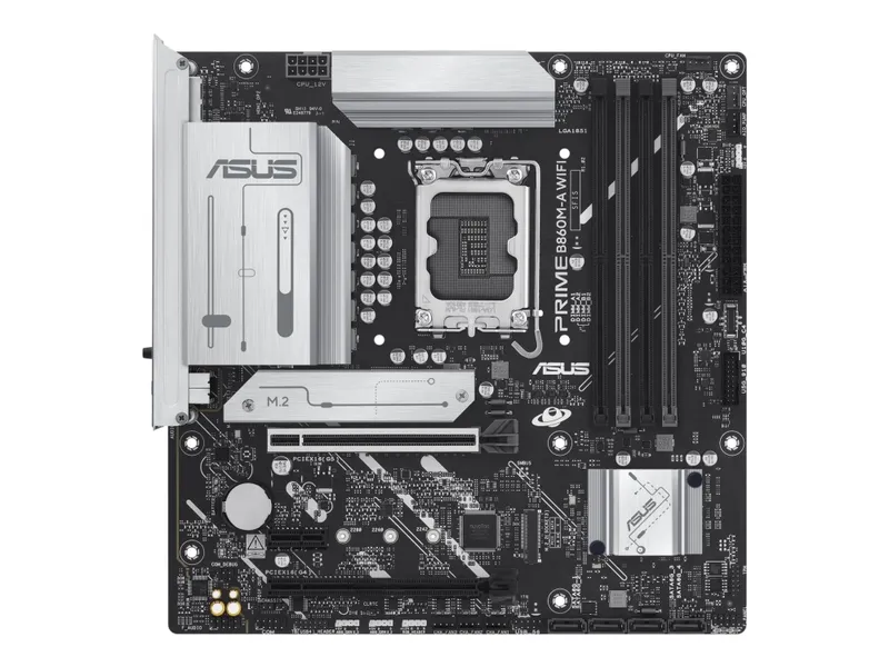 Alternativ bild 0 för ASUS PRIME B860M-A WIFI Moderkort - Intel B860 - Intel LGA1851 socket - DDR5 RAM - Micro-ATX
