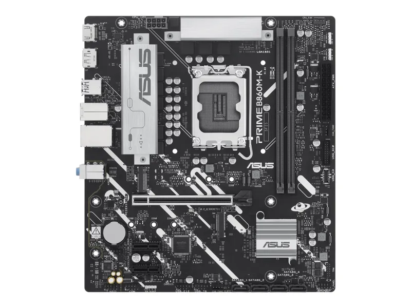 Alternativ bild 0 för ASUS PRIME B860M-K Moderkort - Intel B860 - Intel LGA1851 socket - DDR5 RAM - Micro-ATX