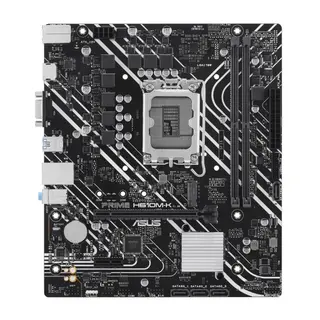 Produktfoto för ASUS PRIME H610M-K Moderkort - Intel H610 - Intel LGA1700 socket - DDR5 RAM - Micro-ATX