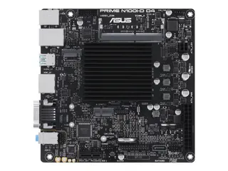 Produktfoto för ASUS PRIME N100I-D D4 - Moderkort - mini ITX - Intel N-series N100 - USB 3.2 Gen 1, USB 3.2 Gen 2 - Gigabit LAN - inbyggda grafiken (CPU krävs) - HD-ljud (8 kanaler)