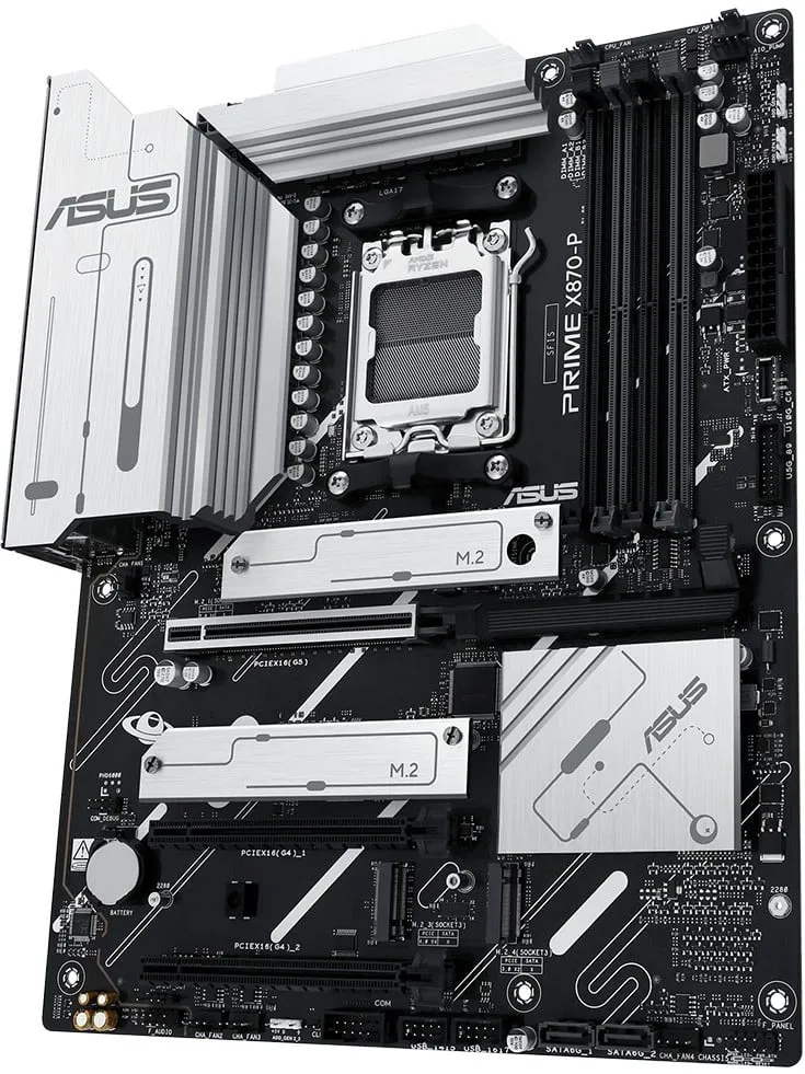 Alternativ bild 0 för ASUS PRIME X870-P Moderkort - AMD X870 - AMD AM5 socket - DDR5 RAM - ATX