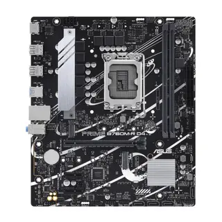 Produktfoto för ASUS PRO B760M-R D4 Moderkort - Intel B760 - Intel LGA1700 socket - DDR4 RAM - Micro-ATX