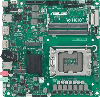 Produktfoto för ASUS Pro H810T-CSM, Intel, LGA 1851 (Socket V1), Intel Core Ultra (Series 2), DDR5-SDRAM, 128 GB, SO-DIMM