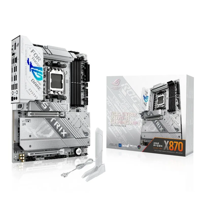 Alternativ bild 0 för ASUS ROG STRIX X870-A GAMING WIFI Moderkort - AMD X870 - AMD AM5 socket - DDR5 RAM - ATX