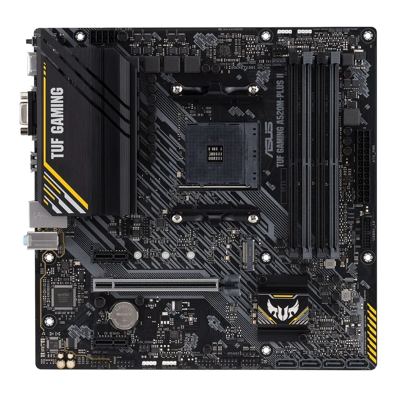 Alternativ bild 0 för ASUS TUF GAMING A520M-PLUS II Moderkort - AMD A520 - AMD AM4 socket - DDR4 RAM - Micro-ATX