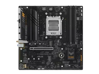Produktfoto för ASUS TUF GAMING A620M-PLUS WIFI - Moderkort - micro ATX - Socket AM5 - AMD A620 Chipuppsättning - USB 3.2 Gen 1, USB-C 3.2 Gen 1 - Gigabit LAN, 2.5 Gigabit LAN, Bluetooth, Wi-Fi - inbyggda grafiken (CPU krävs) - HD-ljud (8 kanaler)