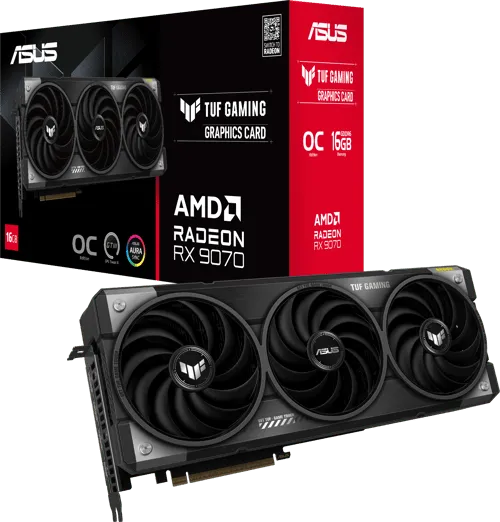 Alternativ bild 0 för ASUS TUF Gaming AMD Radeon RX 9070 OC