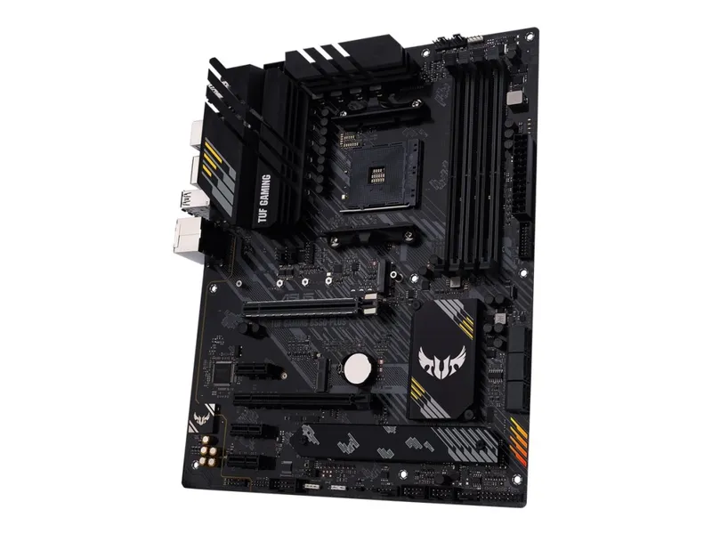 Alternativ bild 0 för ASUS TUF GAMING B550-PLUS - Moderkort - ATX - Socket AM4 - AMD B550 Chipuppsättning - USB-C Gen2, USB 3.2 Gen 1, USB 3.2 Gen 2 - 2.5 Gigabit LAN - inbyggda grafiken (CPU krävs) - HD-ljud (8 kanaler)