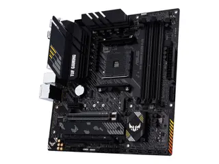 Produktfoto för ASUS TUF GAMING B550M-PLUS - Moderkort - micro ATX - Socket AM4 - AMD B550 Chipuppsättning - USB-C Gen2, USB 3.2 Gen 1, USB 3.2 Gen 2 - 2.5 Gigabit LAN - inbyggda grafiken (CPU krävs) - HD-ljud (8 kanaler)