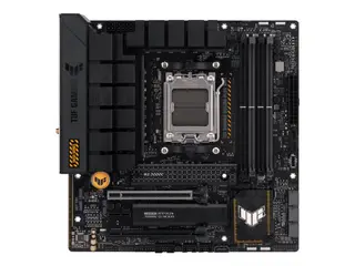 Produktfoto för ASUS TUF Gaming B650M-Plus WIFI - Moderkort - micro ATX - Socket AM5 - AMD B650 Chipuppsättning - USB 3.1 Gen 2, USB 3.2 Gen 2, USB-C 3.2 Gen 2x2, USB-C 3.2 Gen 1 - 2.5 Gigabit LAN, Bluetooth - inbyggda grafiken (CPU krävs) - HD-ljud (8 kanaler)