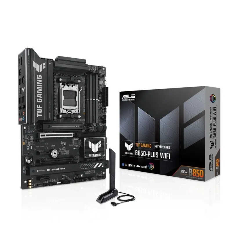 Alternativ bild 0 för ASUS TUF GAMING B850-PLUS WIFI Moderkort - AMD B850 - AMD AM5 socket - DDR5 RAM - ATX