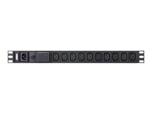 Alternativ bild 0 för ATEN Basic PDU PE0110SG-AT-G - Kraftdistributionsenhet (kan monteras i rack) - AC 100-240 V - 2400 VA - ingång: IEC 60320 C14 - utgångskontakter: 10 (10 x IEC 60320 C13) - 1U - 3.05 m sladd