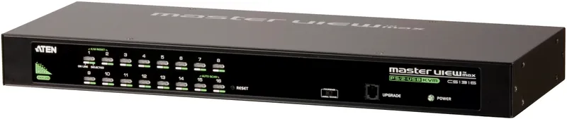 Bild 1 för ATEN CS1316 - Omkopplare för tangentbord/video/mus/USB - 16 x KVM / USB - 1 lokal användare - skrivbordsmodell
