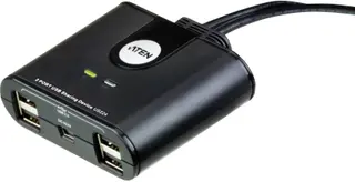 Produktfoto för ATEN US224 - USB-växel - skrivbordsmodell - för ATEN UEH4002A