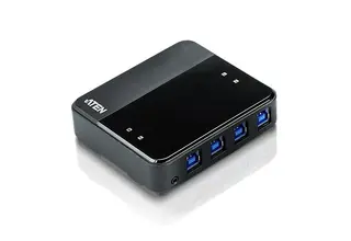 Produktfoto för ATEN US434 - USB-växel - 4 x SuperSpeed USB 3.0 - skrivbordsmodell
