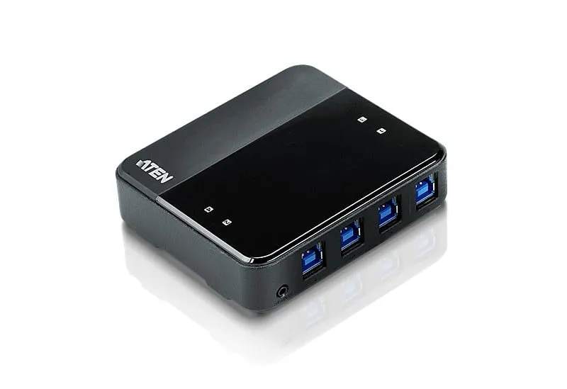 Alternativ bild 0 för ATEN US434 - USB-växel - 4 x SuperSpeed USB 3.0 - skrivbordsmodell