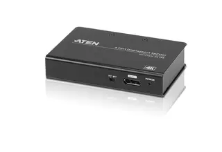 Produktfoto för ATEN VanCryst VS194 - Video/audiosplitter - 4 x DisplayPort - skrivbordsmodell