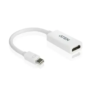 Produktfoto för ATEN VC980 - Videoadapter - Mini DisplayPort hane till HDMI hona - 19 cm - vit