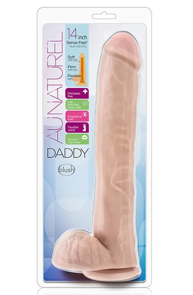 Bild 2 för Au Naturel Daddy Stor Dildo 34 cm