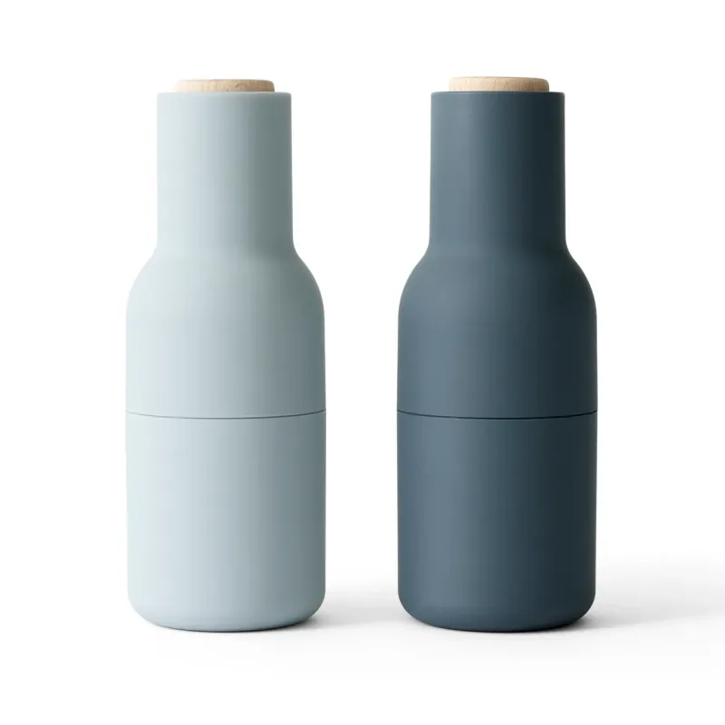 Alternativ bild 0 för Audo Copenhagen - Bottle Grinder 2-pack - Kvarn - Blues / Beech - H: 20,7 cm Ø: 7,5 cm