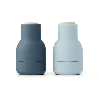 Produktfoto för Audo Copenhagen - Bottle Grinder Small H11,5 Blue 2-pack Audo Copenhagen