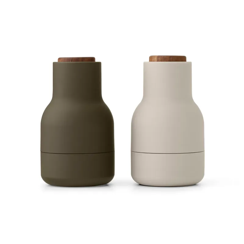 Alternativ bild 0 för Audo Copenhagen - Bottle Grinder Small H11,5 Green/Beige 2-pack Audo Copenhagen