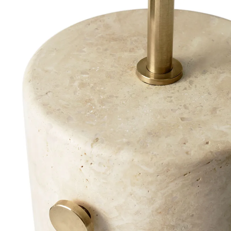 Bild 4 för Audo Copenhagen - JWDA Golvlampa Travertine Brushed Brass Audo Copenhagen