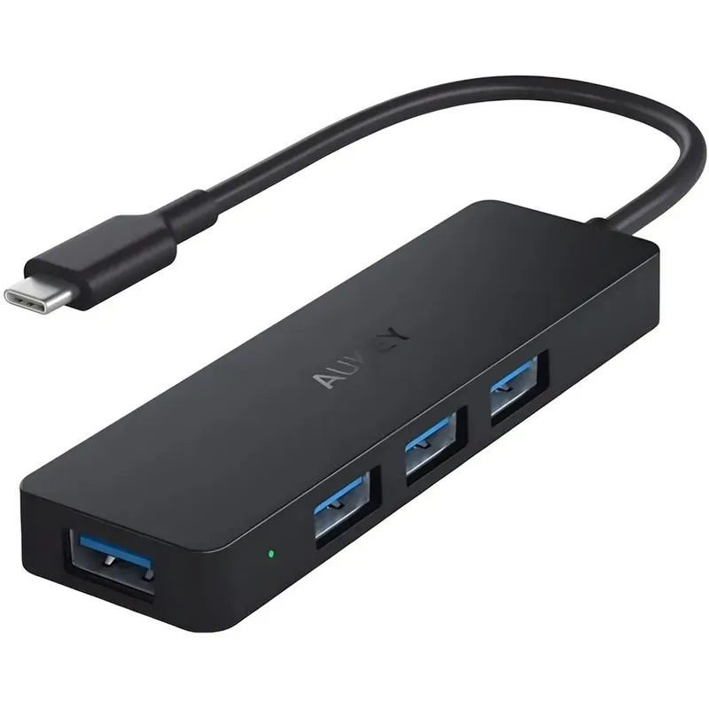 Alternativ bild 0 för AUKEY 4 Port USB-C Hub - Svart