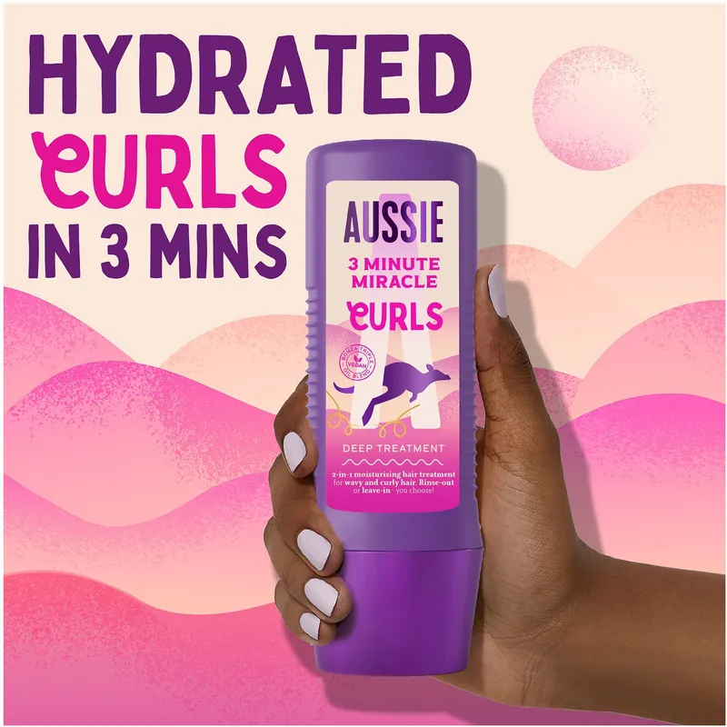 Bild 2 för Aussie 3 Minute Miracle Curls Deep Conditioner 250 ml