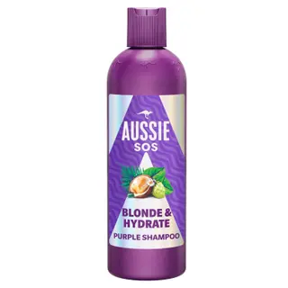Produktfoto för Aussie SOS Blonde & Hydrate Purple Schampo 300 ml