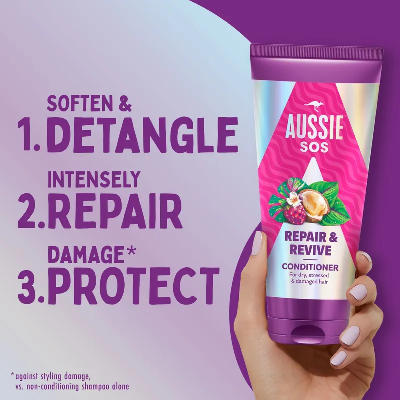Bild 2 för Aussie SOS Repair & Revive Balsam 200 ml