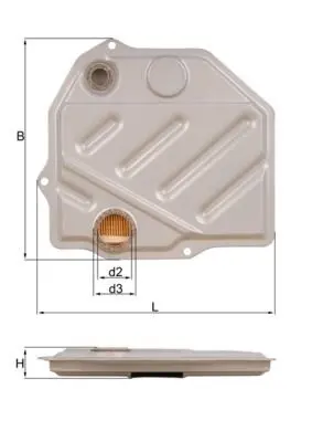 Produktfoto för Automatlådsfilter
