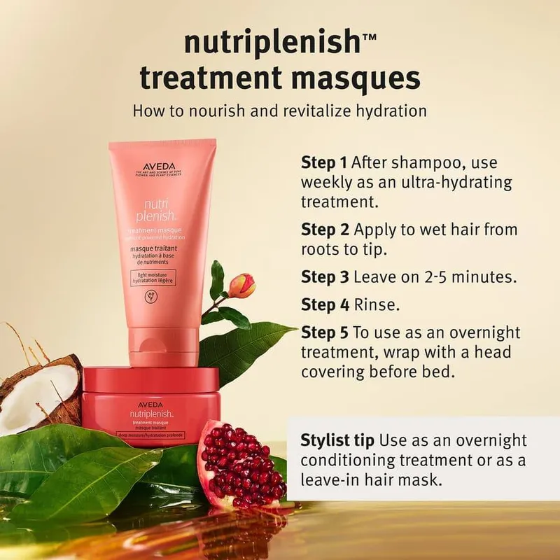 Bild 5 för Aveda Nutriplenish Masque Light Moisture Travel Size - 25 ml