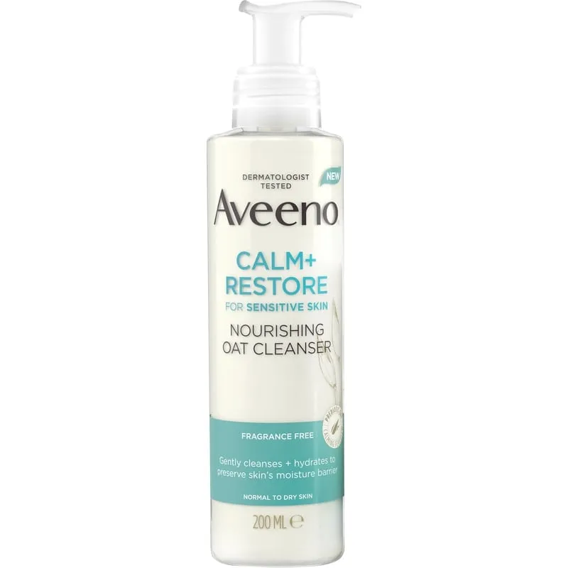 Bild 1 för Aveeno CALM+RESTORE Nourishing Oat Cleanser 200 ml