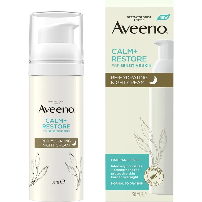 Bild 1 för Aveeno CALM+RESTORE Re-Hydrating Night Cream 50 ml