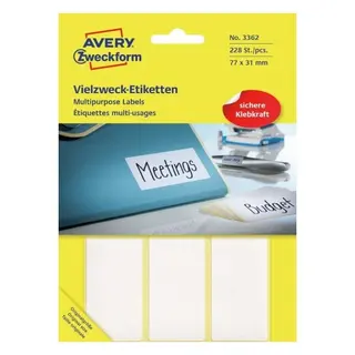 Produktfoto för Avery Etikett handskrivning 77x31mm