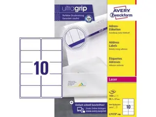 Produktfoto för AVERY Zweckform Etikett QuickPeel 99,1x57mm