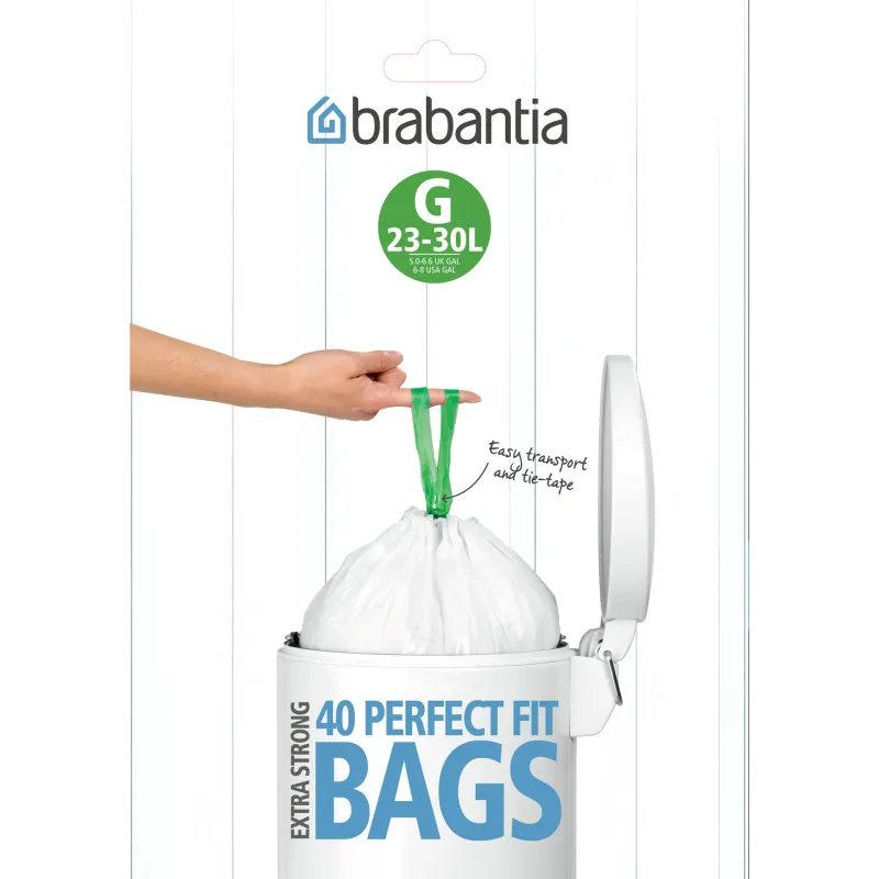 Alternativ bild 0 för Avfallspåsar Brabantia G, dispenser 23/30L 40/FP
