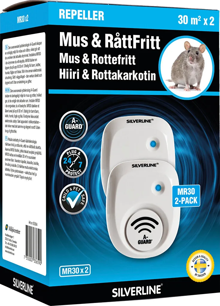 Bild 1 för Avskräckare Mus&Råtta MR30 x 2