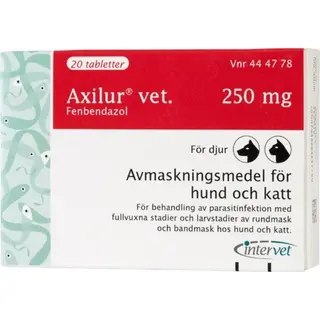 Produktfoto för Axilur vet., tablett 250 mg 20 st