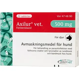 Produktfoto för Axilur vet. tablett 500 mg 2 x 10 st