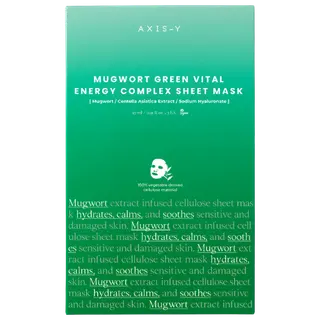 Produktfoto för AXIS-Y Mugwort Green Vital Energy Complex Sheet Mask 27 ml