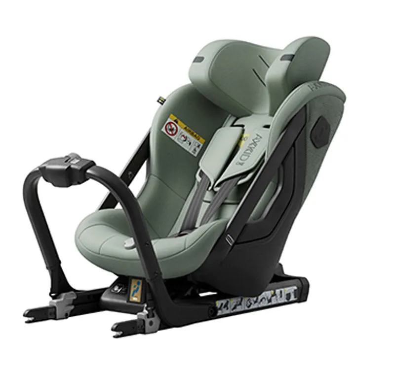 Bild 2 för Axkid One 3 bakåtvänd isofixstol, nordic bloom green