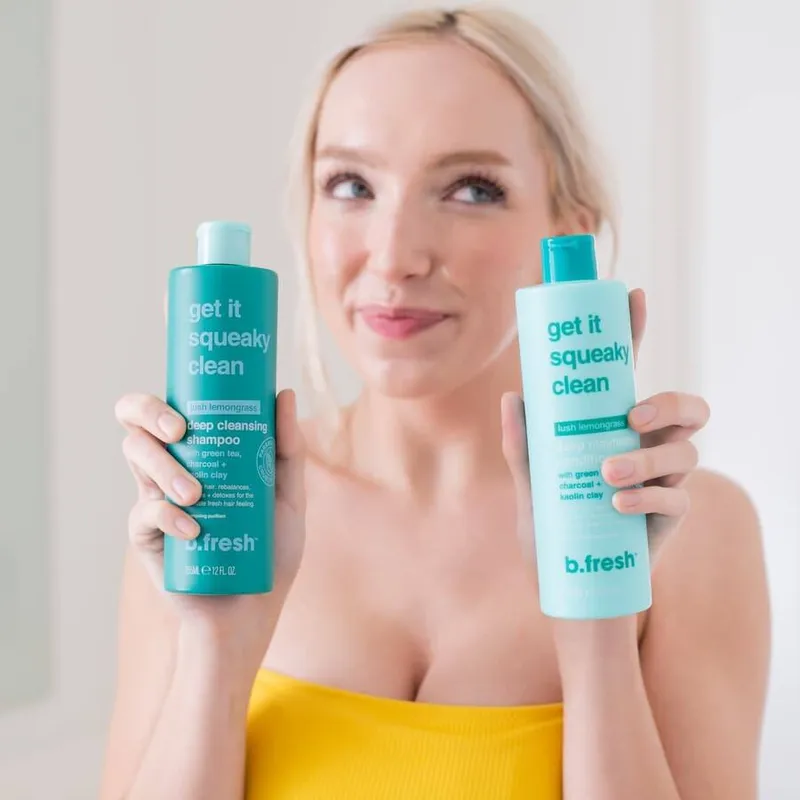 Bild 2 för b.fresh Get It Squeaky Clean Deep Cleansing Conditioner 355 ml