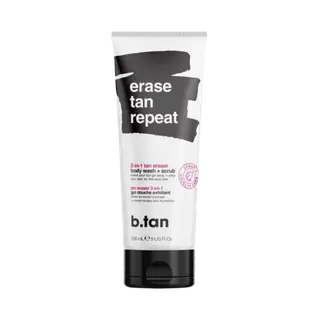 Produktfoto för b.tan Erase Tan Repeat - 2-in-1 Bodywash + Scrub 237 ml