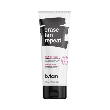 Bild 2 för b.tan Erase Tan Repeat - 2-in-1 Bodywash + Scrub 237 ml