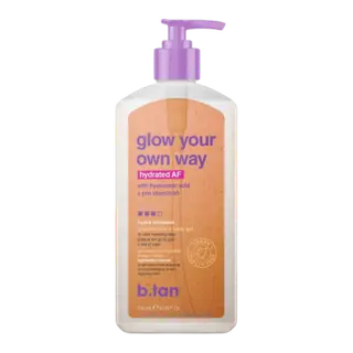 Produktfoto för b.tan glow your own way HYDRATED AF 236 ml